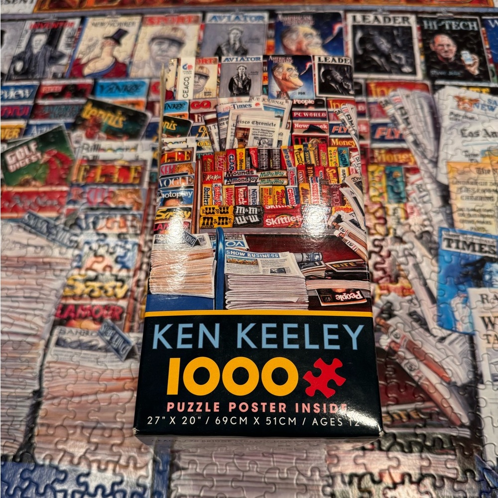 Ceaco Ken Keeley Historic Newsstand 1000 Piece Puzzle